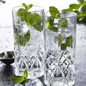 Lyngby Melodia Krystal Highball Glas - 6 stk. på tilbud!