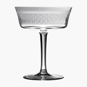 Retro Fizzio 1920 Coupe glas - Elegant sæt med 4 stk.