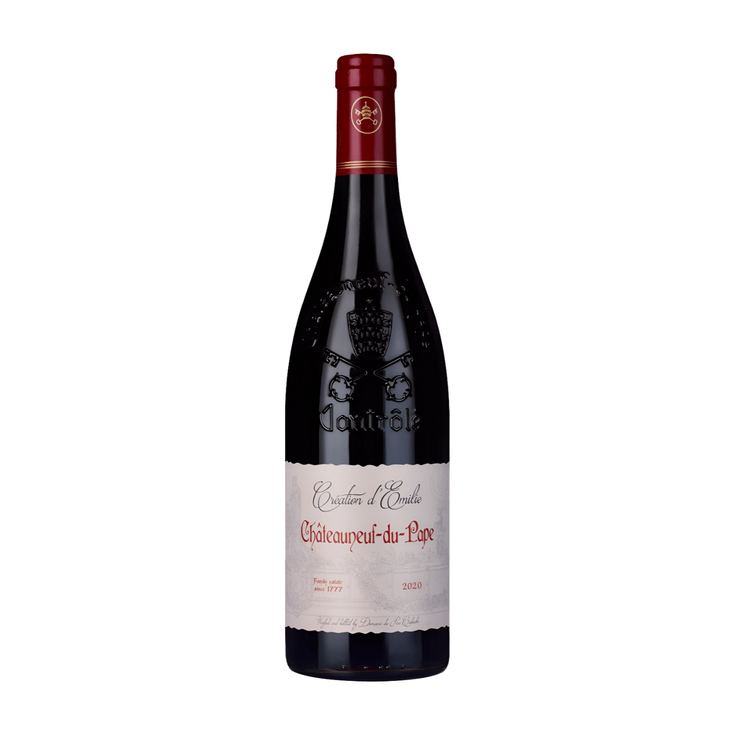Création d'Émilie Châteauneuf-du-Pape 2020 - Vin tilbud!