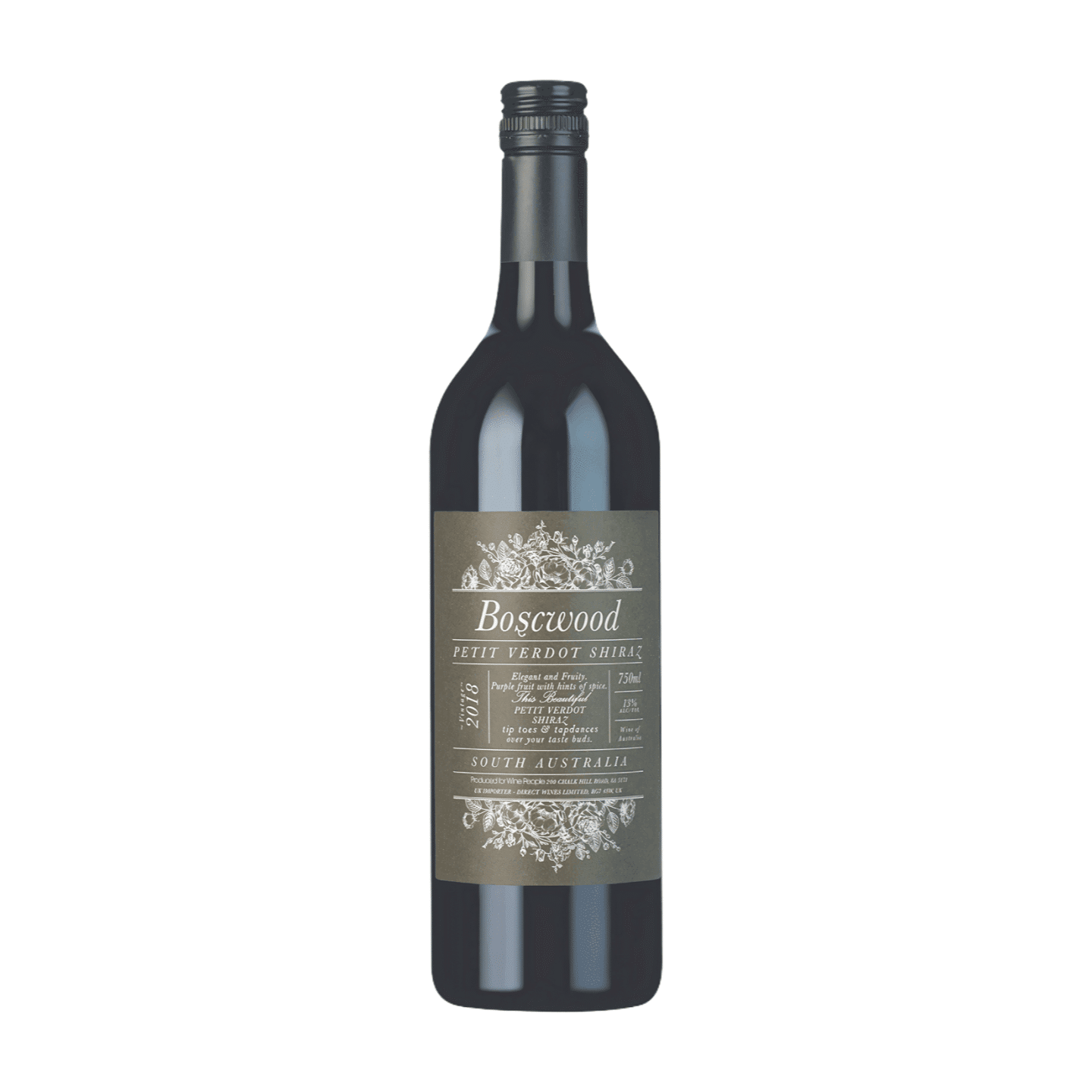 Boscwood Petit Verdot Shiraz 2018 - Lækker Rødvin til 149 DKK
